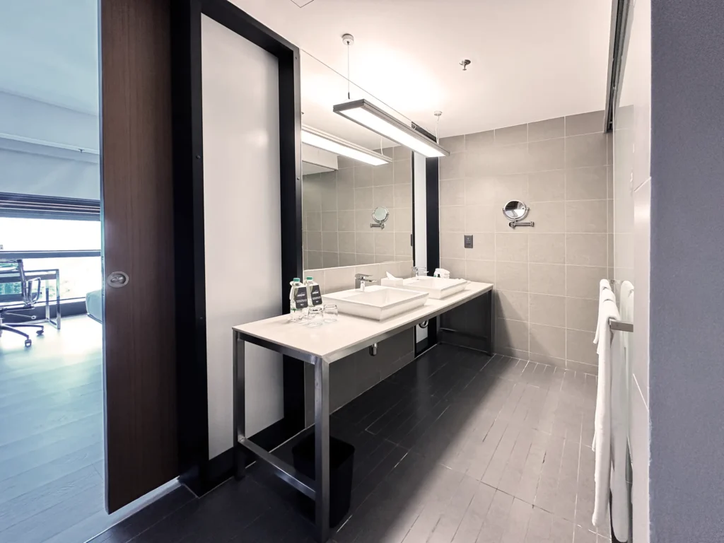 Breezy Suite Bathroom Vanity Area at Aloft Kuala Lumpur Sentral