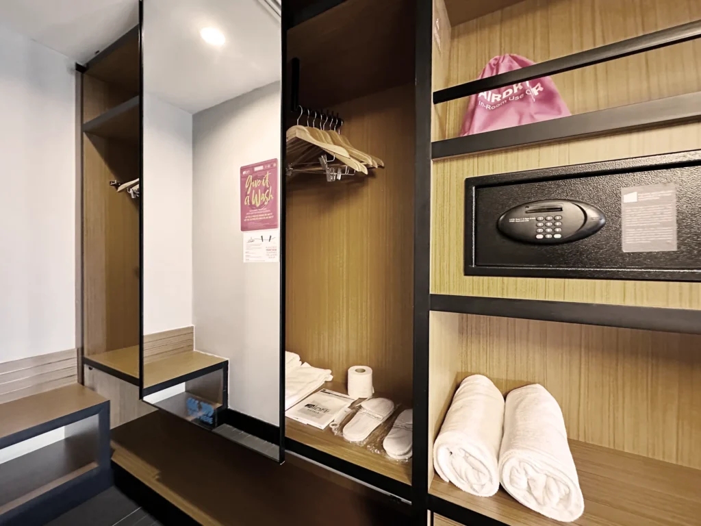 Breezy Suite Wardrobe Cabinet at Aloft Kuala Lumpur Sentral