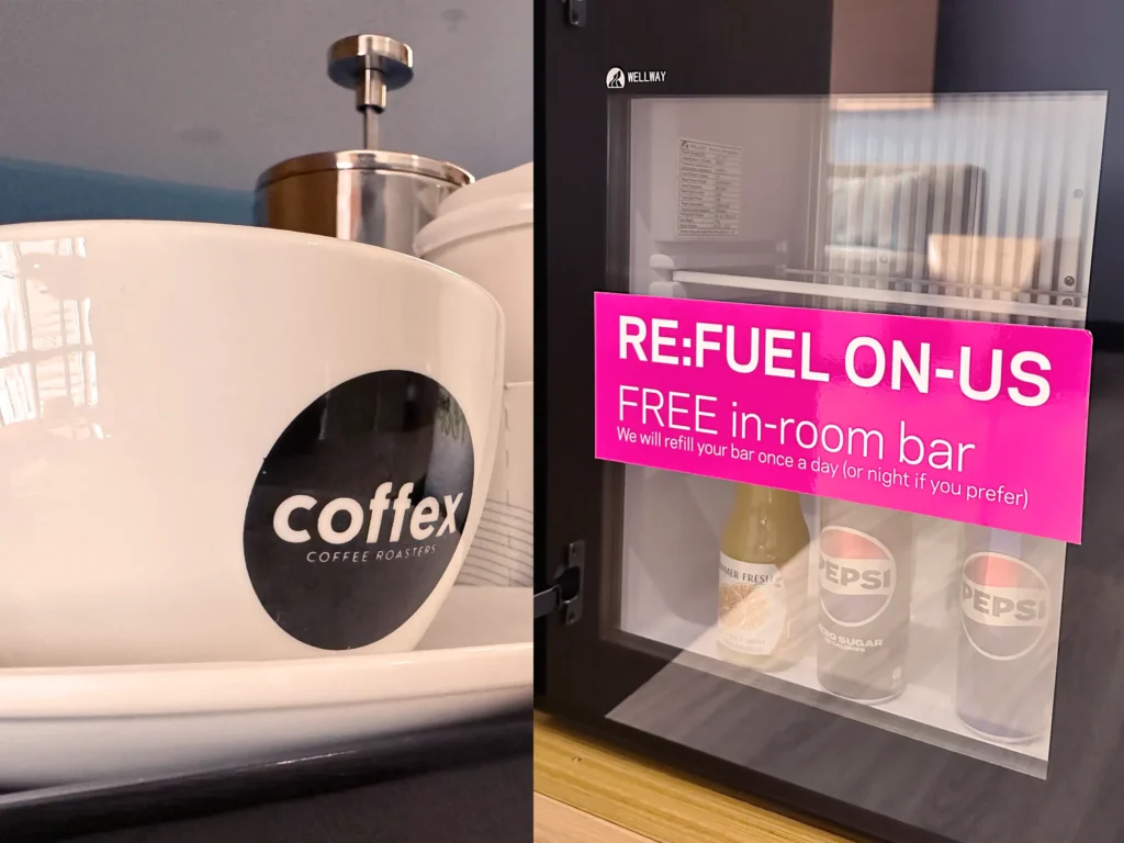 Breezy Suite Complimentary Coffee and Minibar at Aloft Kuala Lumpur Sentral