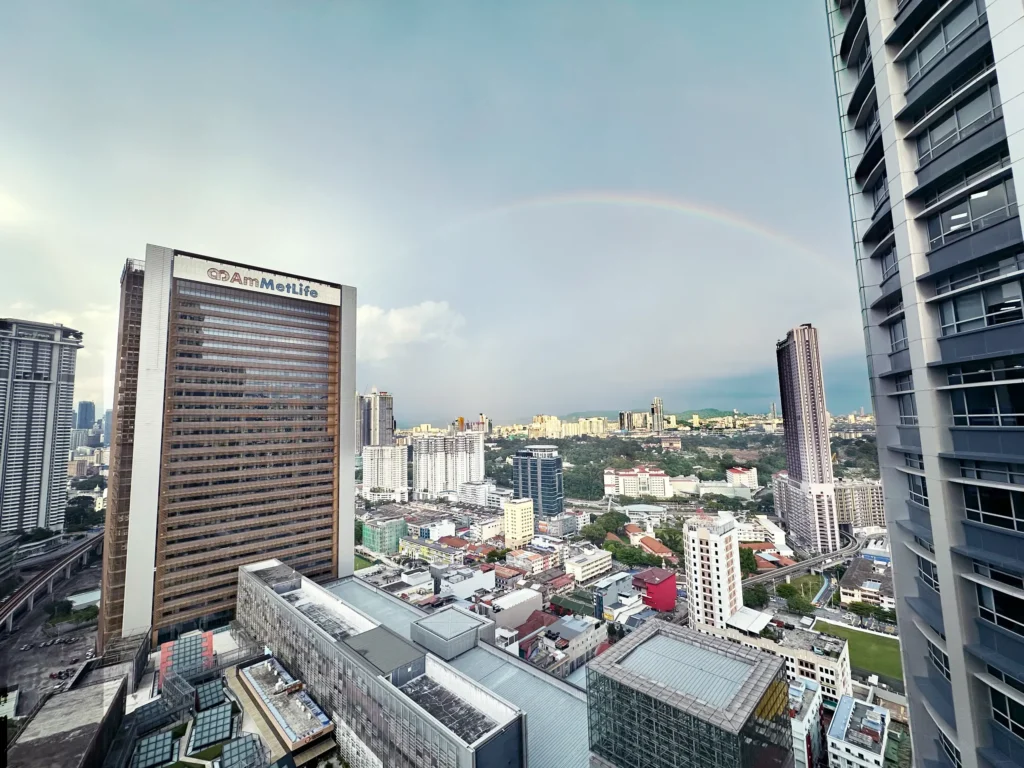 View from Aloft Kuala Lumpur Sentral Breezy Suite