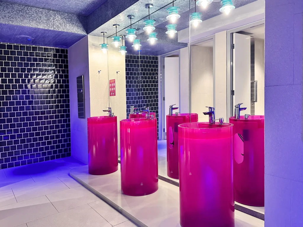 Lobby washroom at Aloft Kuala Lumpur Sentral