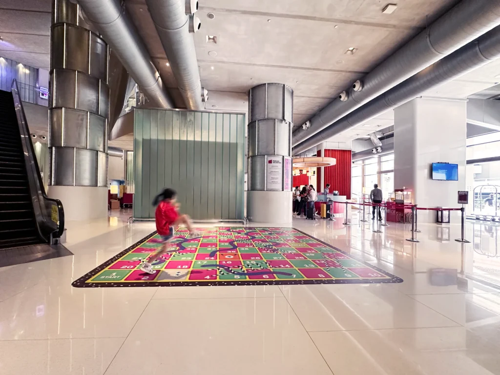 Life-size version of Snakes and Ladders at Aloft Kuala Lumpur Sentral