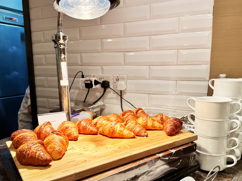 Croissants at Plaza Premium Lounge Singapore Changi Airport Terminal 1