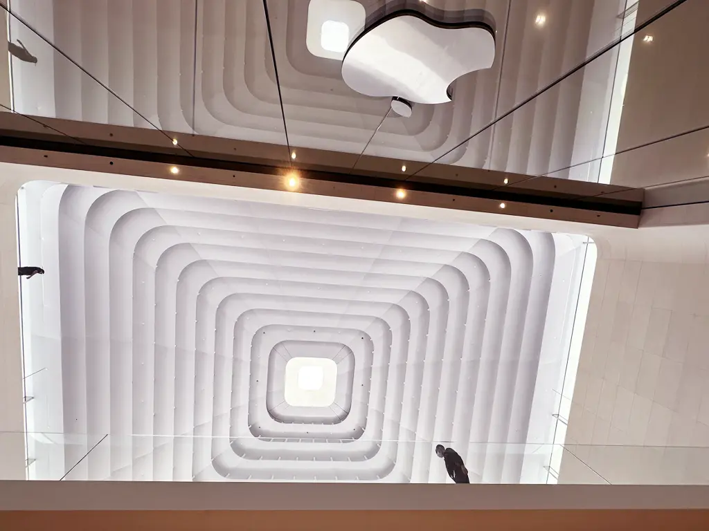 Apple store ceiling, The Exchange TRX