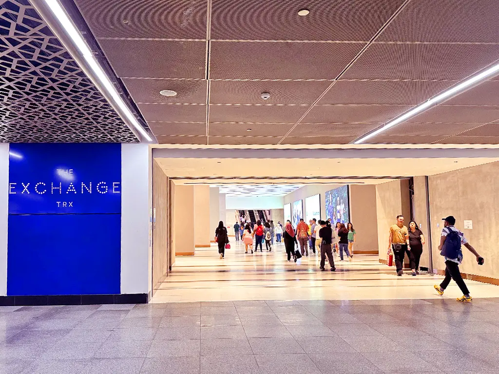 The Exchange TRX entrance from Tun Razak Exchange MRT station