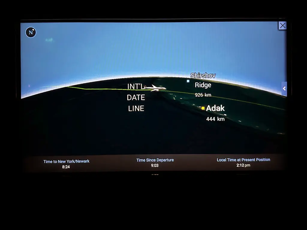 Crossing the International Date Line, Singapore Airlines SQ22 SIN-EWR A350-900ULR