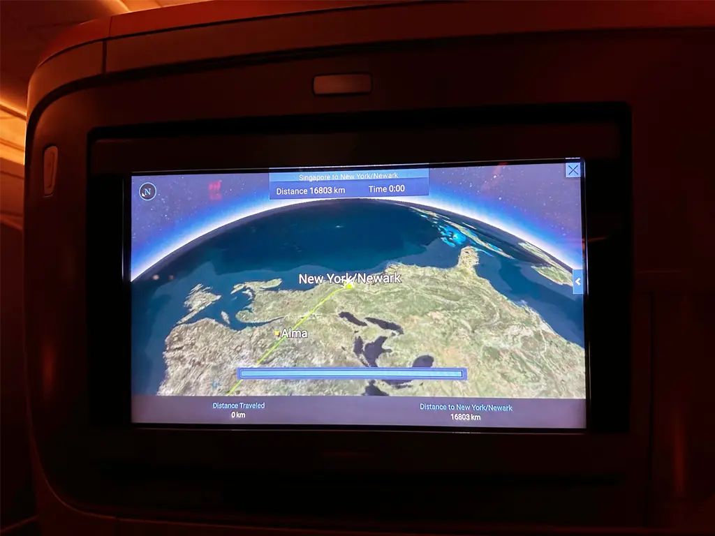 Real-time Flight Tracker, Singapore Airlines SQ22 SIN-EWR A350-900ULR