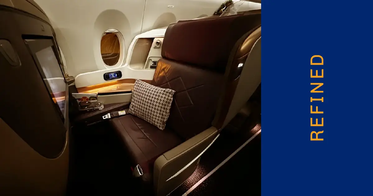 Singapore Airlines SQ22 SIN-EWR A350-900ULR Business Class Review