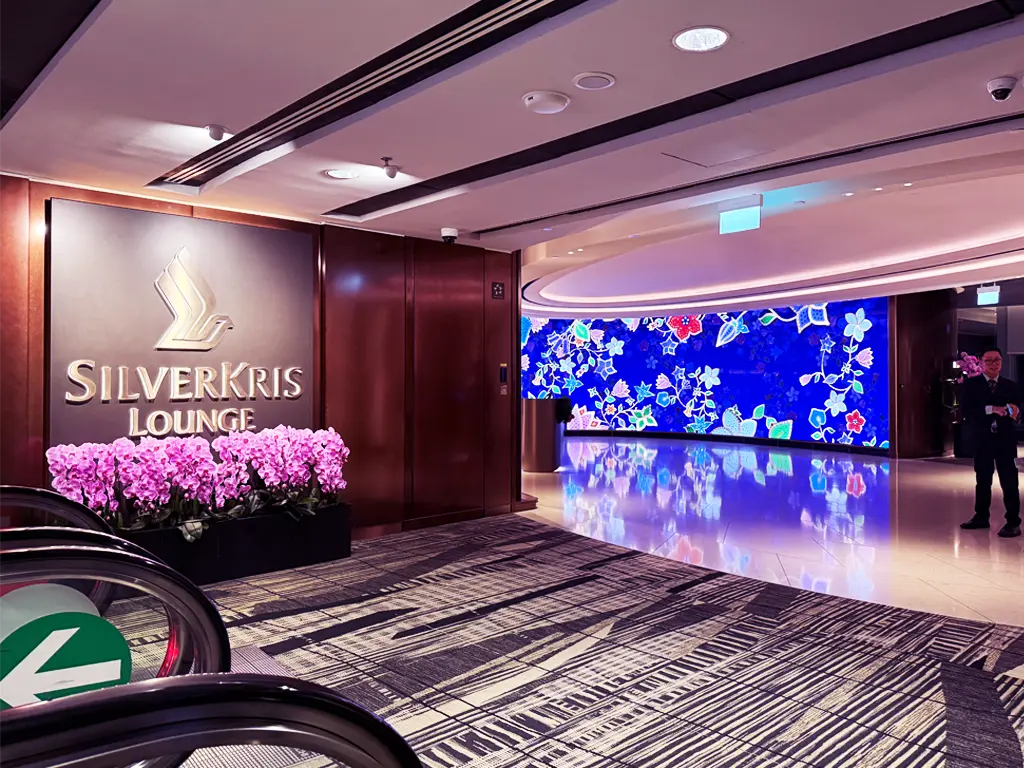 SilverKris Lounge Entrance, Singapore Changi Airport Terminal 3
