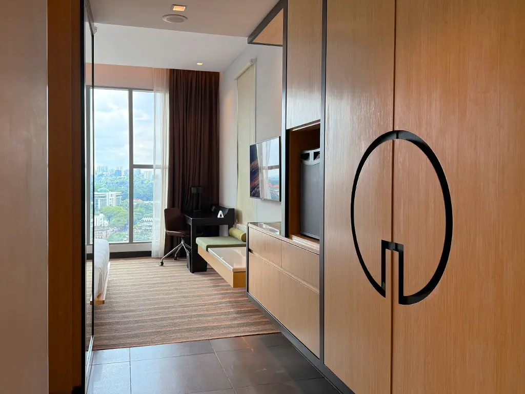 Guest Room wardrobe and storage cabinets, Four Points by Sheraton Kuala Lumpur, Chinatown