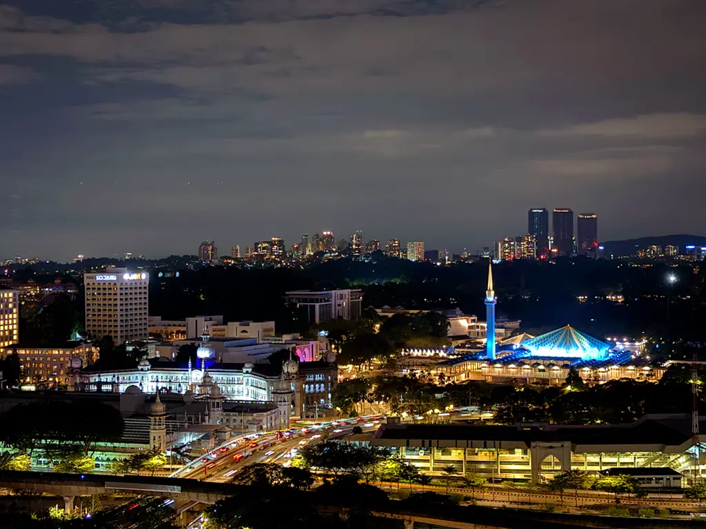 West view from Guest Room's main window, Four Points by Sheraton Kuala Lumpur, Chinatown