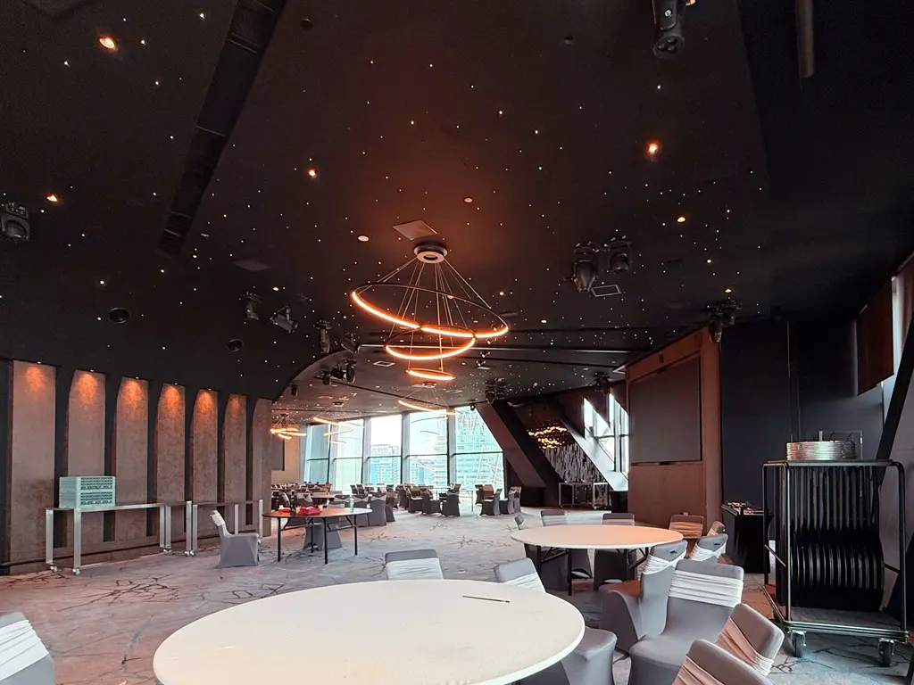 Starry night lighting at Ilham Ballroom, Element Kuala Lumpur