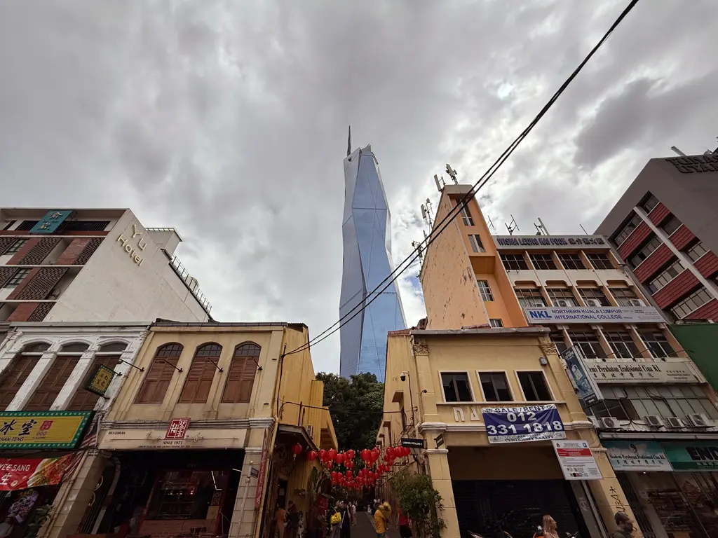 View of Merdeka 118 from Chinatown, Kuala Lumpur