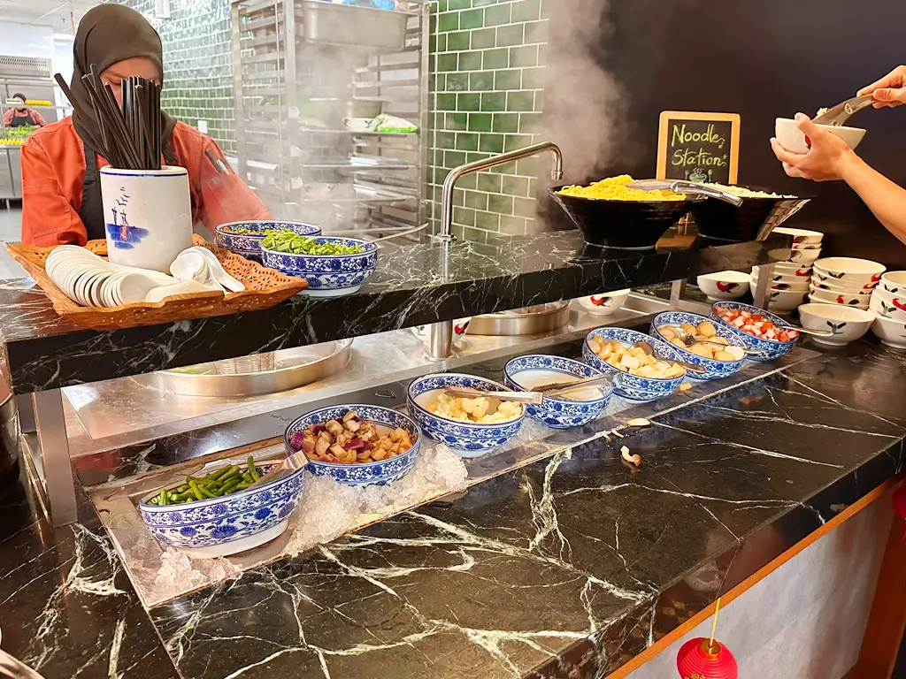 Noodle station at Quan's Kitchen, Four Points by Sheraton Kuala Lumpur, Chinatown