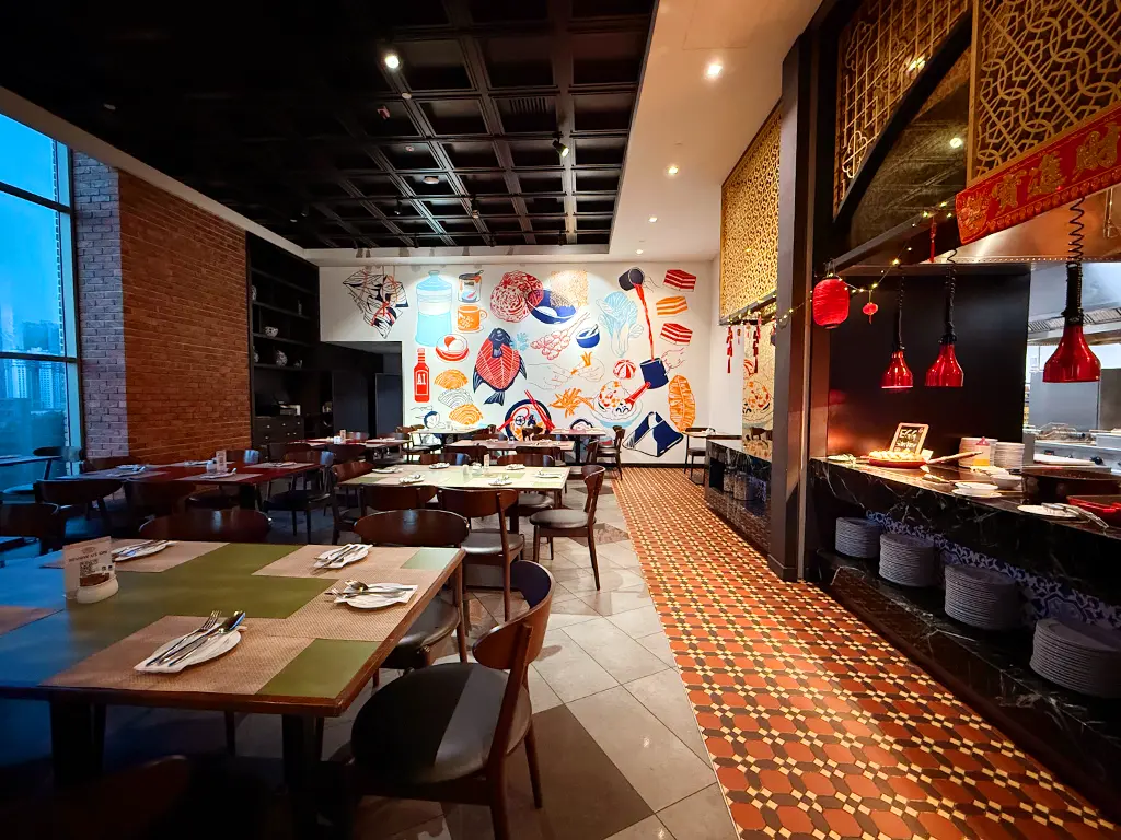 Quiet section for guests to enjoy a more relaxed and peaceful meal at Quan's Kitchen, Four Points by Sheraton Kuala Lumpur, Chinatown
