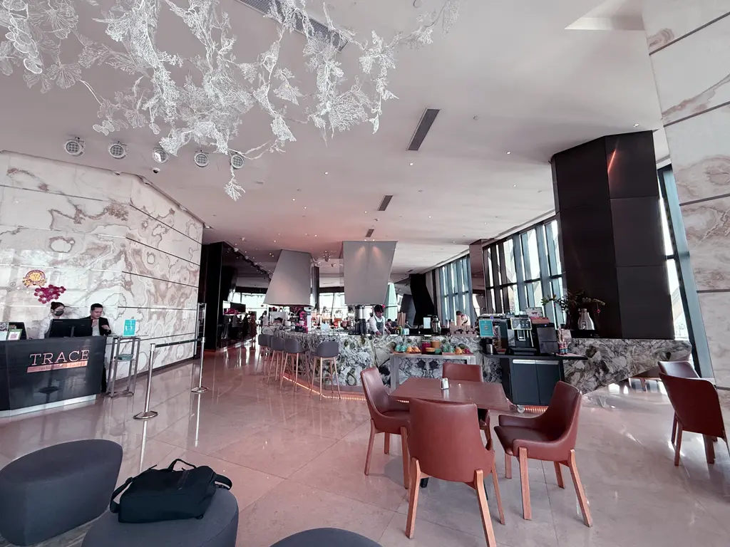 TRACE Restaurant & Bar is located next to Element Kuala Lumpur's lobby