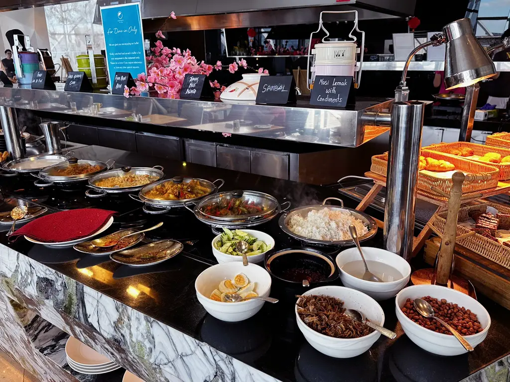Nasi lemak station at TRACE Restaurant & Bar, Element Kuala Lumpur