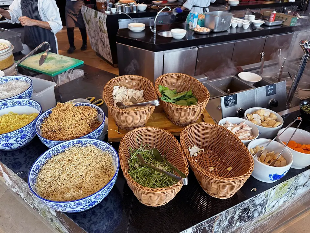 Noodles station at TRACE Restaurant & Bar, Element Kuala Lumpur